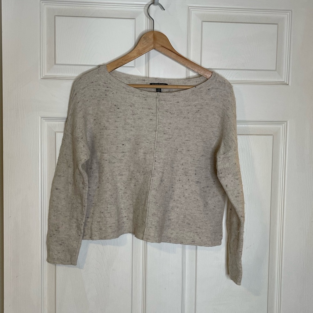 Eileen Fisher Cream Knit Sweater